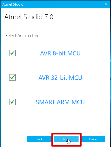 Installing Atmel Studio